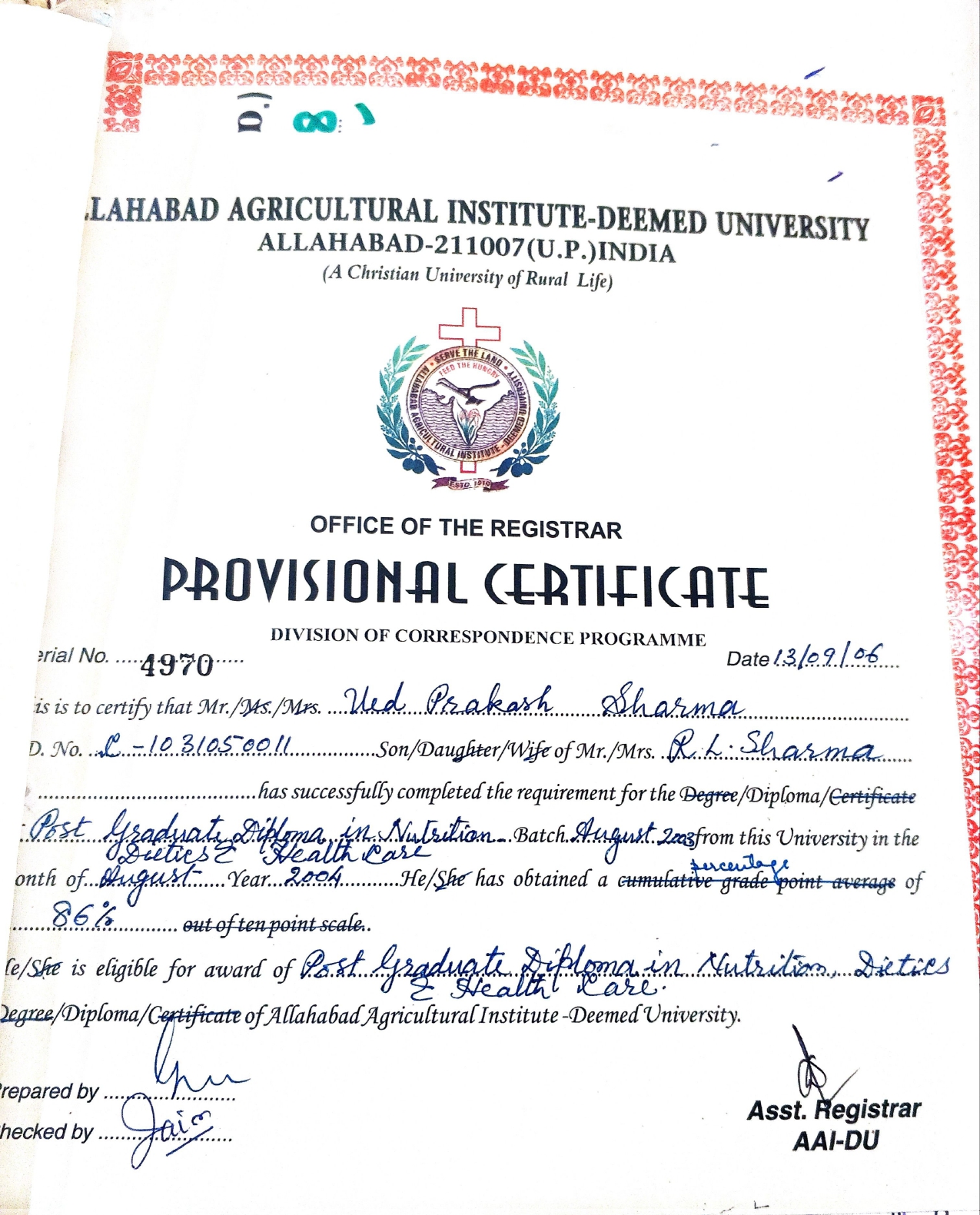 Certificate 6